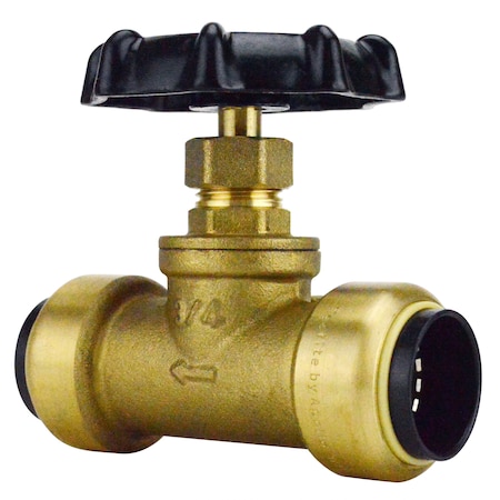 Apollo 3/4 in. Brass Push-To-Connect Stop Valve with Drain FSBSV34WD